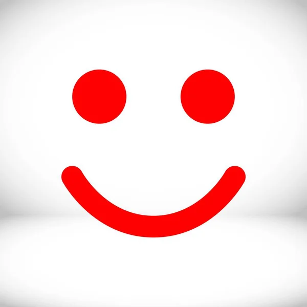 Simge stok vektör çizim düz tasarımı gülümse