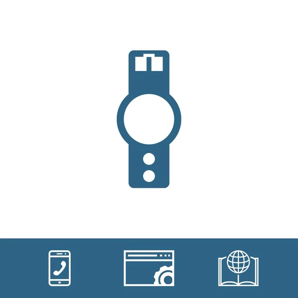 Bracelet icône stock vectoriel illustration plat design — Image vectorielle
