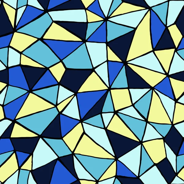 Абстрактный многоугольный бесшовный векторный шаблон — стоковый вектор