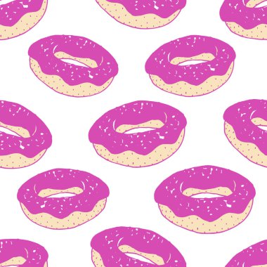 Donutlarla vektör kusursuz desen