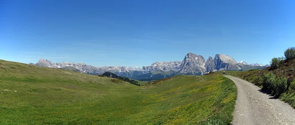 山 Langkofel Plattkofel — ストック写真