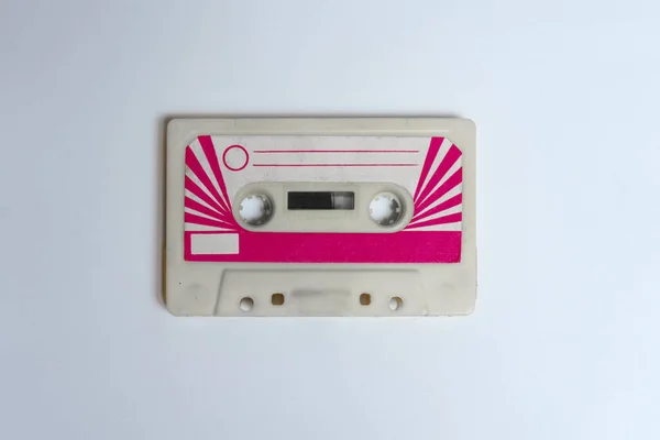 Cassette Cinta Aislada Sobre Fondo Blanco Imagen De Stock