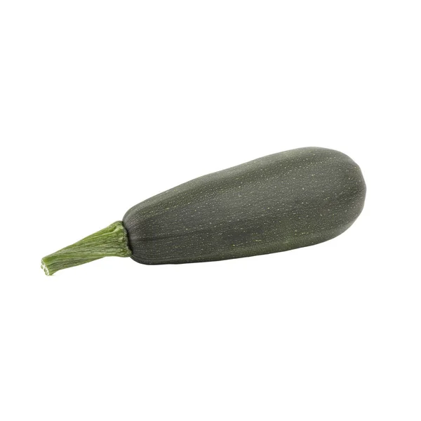 Zucchine verde scuro, isolate su bianco — Foto Stock