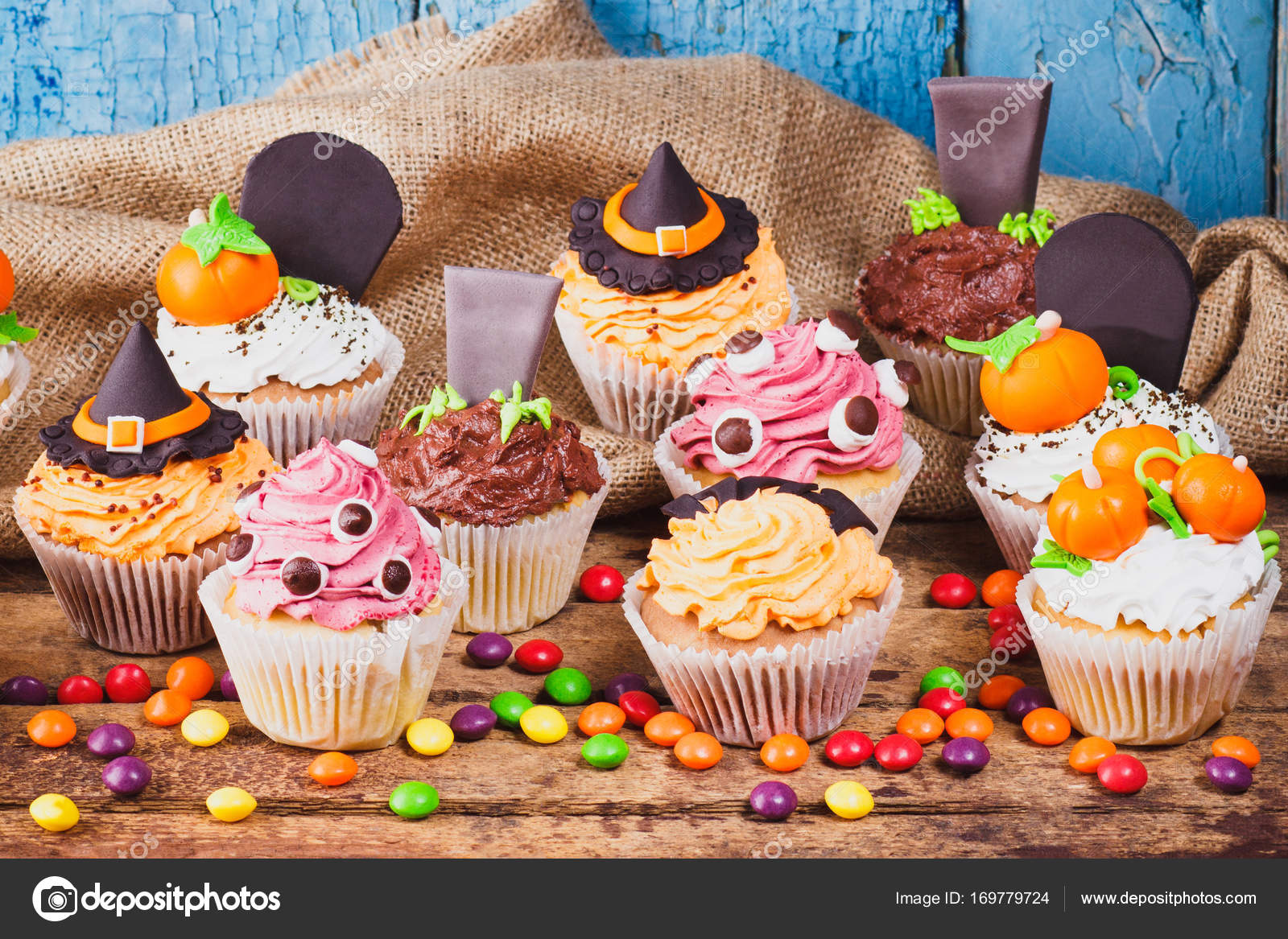 Halloween Cupcakes Mit Glasscherben — Rezepte Suchen