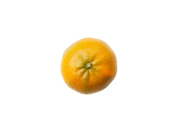 Verse rijpe tangerine geïsoleerd op witte achtergrond — Stockfoto