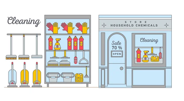 Suporte de ilustração plana de eletrodoméstico —  Vetores de Stock