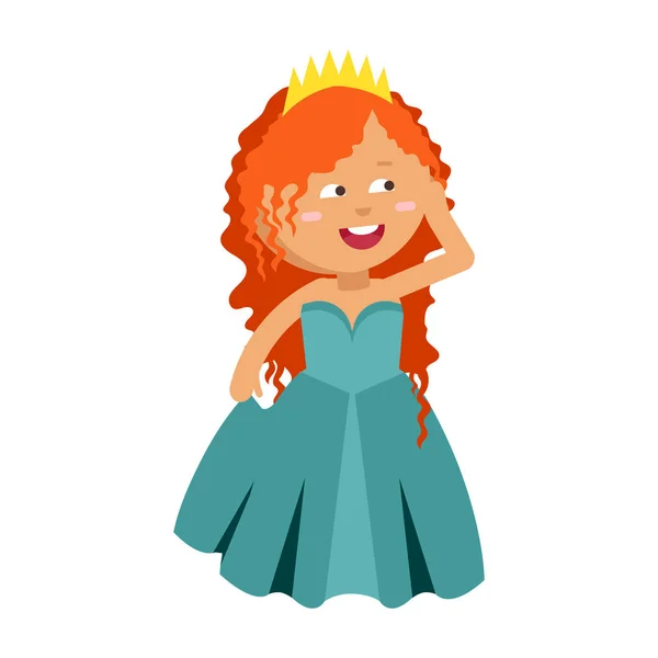 Princesas vector conjunto linda colección de hermosos personajes — Vector de stock