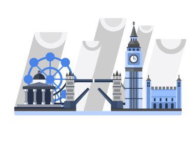 Büyük Britanya. İngiltere'de. Londra panorama