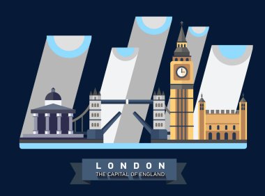 Büyük Britanya. İngiltere'de. Londra panorama