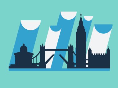 Büyük Britanya. İngiltere'de. Londra panorama