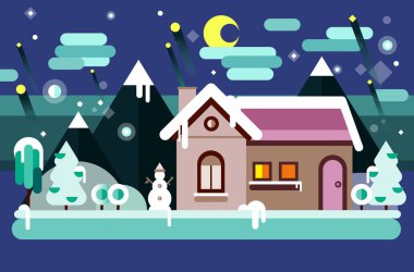 Kış sezonu. Noel ve yeni yıl