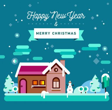 Kış sezonu. Noel ve yeni yıl