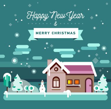Kış sezonu. Noel ve yeni yıl