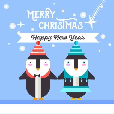 Merry christmas davet kartı