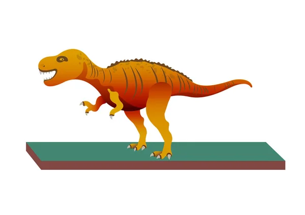 Tyrannosaur - Rex. Grande y agradable — Vector de stock