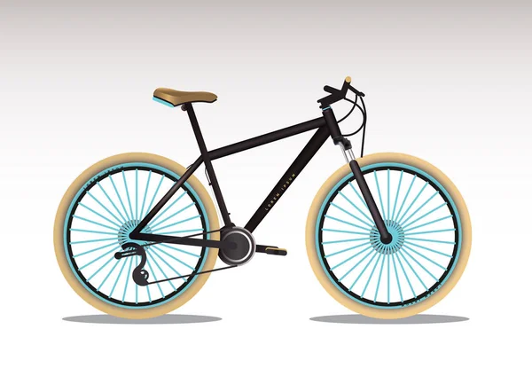 Ilustracja wektorowa realistyczne rower — Wektor stockowy