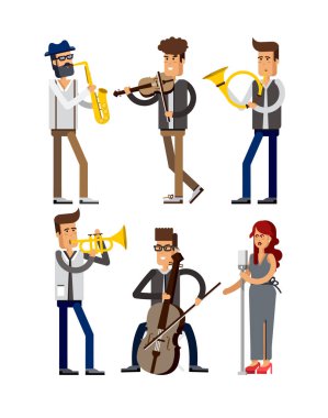 Aile üretimi, illustratuion insanlar .