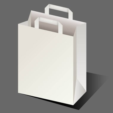 boş alışveriş kağıt çanta