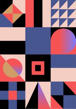 Soyut modern geometrik arkaplan