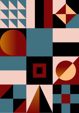 Soyut modern geometrik arkaplan