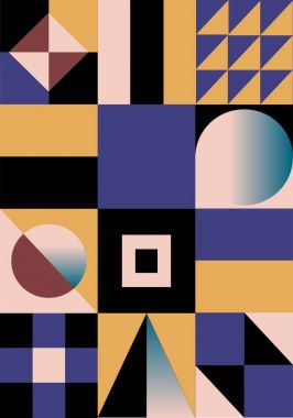 Soyut modern geometrik arkaplan