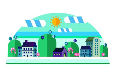 Binalarda düz tasarım kümesi