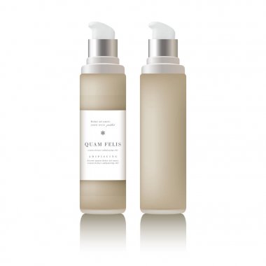 Bej gerçekçi tüp mock-up krem için. Kozmetik şişe .