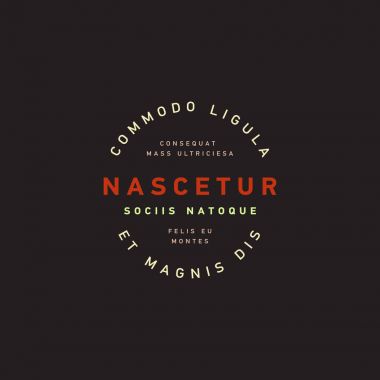 Vektör daire logo veya amblem