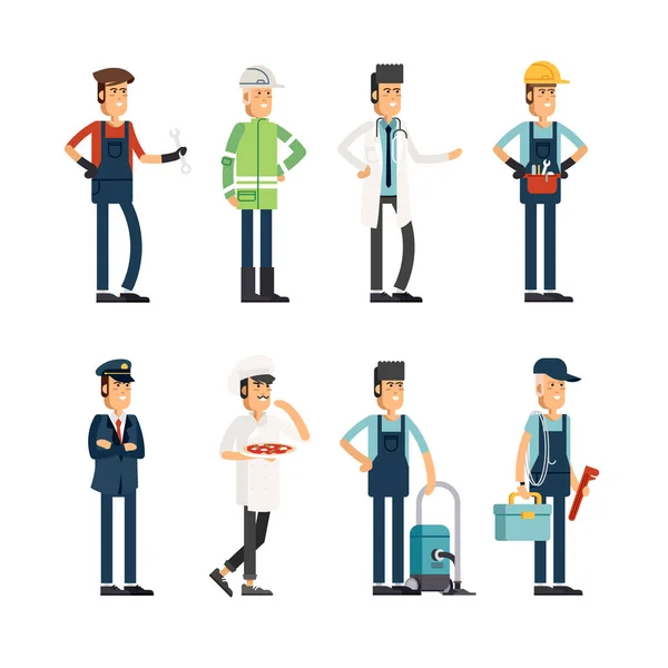 Labor Day. A group of people — Stock Vector