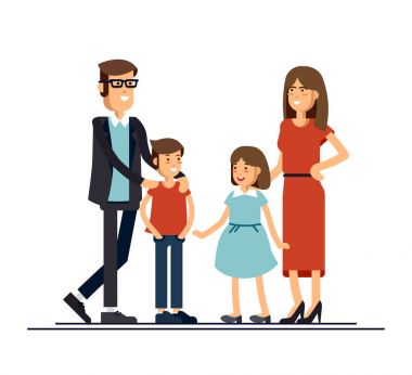 Mutlu aile karakterleri