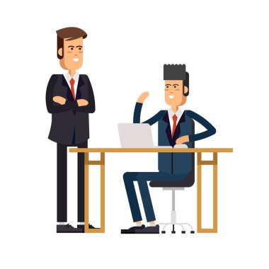 Serin vektör düz karakter tasarımı