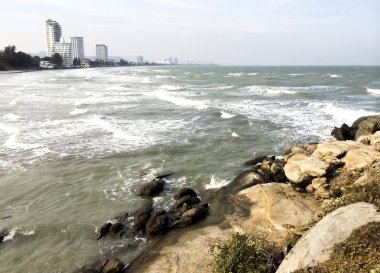 güzel deniz dalgası.