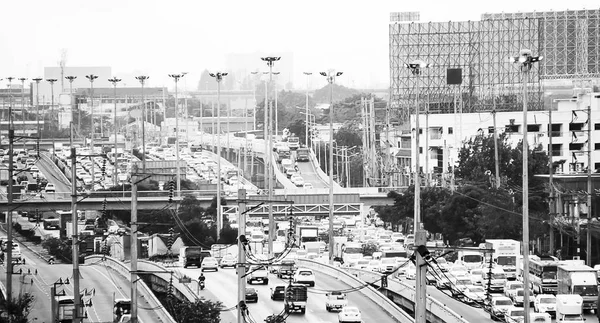 Verkehrsproblem in Bangkok. — Stockfoto