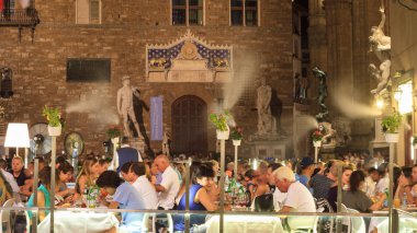 Florence, Eylül 2016: Zaman atlamalı turist lu yemeğine