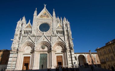Siena, Ocak 2017: Ortaçağ kilise 