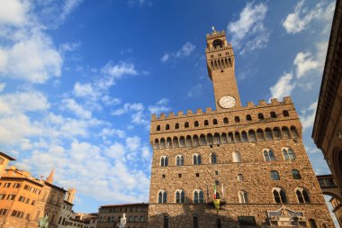 Eski Saray (Palazzo Vecchio) ünlü squar town hall