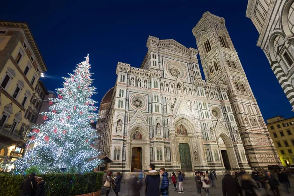 Florence Januari 2017 Toeristen Een Bezoek Aan Kathedraal Van Saint Stockfoto