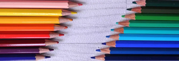 Colored Pencils Composition — Stock Photo, Image