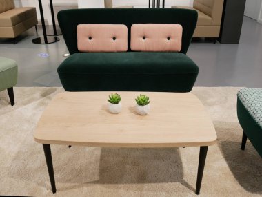 sehpalı kumaş koltuk