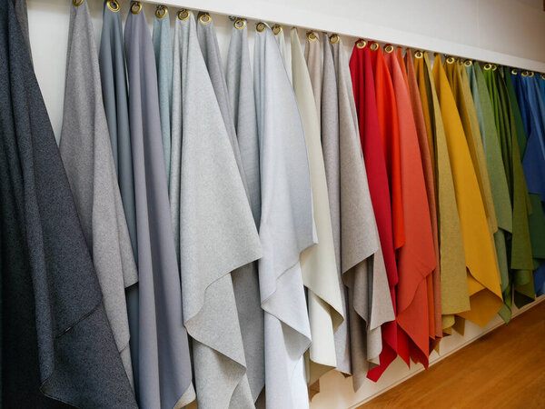 the colored hanging fabrics to sell