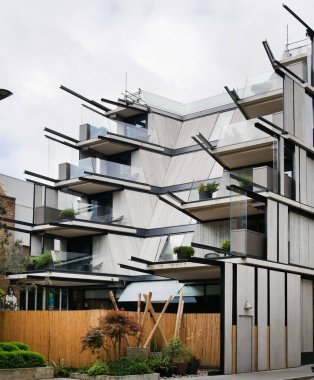 Londra şehir modern binası