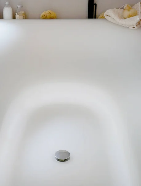 Detalhe Banheiro Com Banheira — Fotografia de Stock