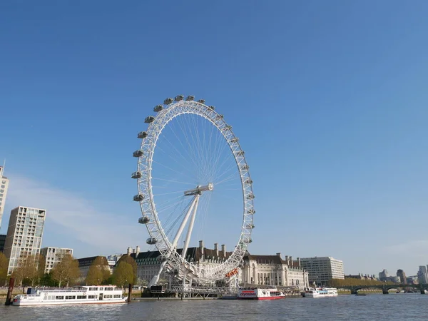 London Egyesült Királyság 2016 Július London Eye Látképe — Stock Fotó