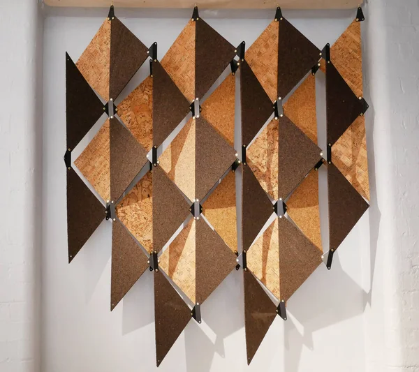 Moderne Decoratieve Metalen Panelen — Stockfoto