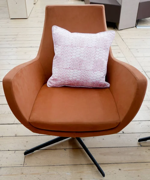 Moderner Design Sessel Mit Kissen — Stockfoto