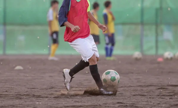 Partita di calcio in Giappone — Foto Stock