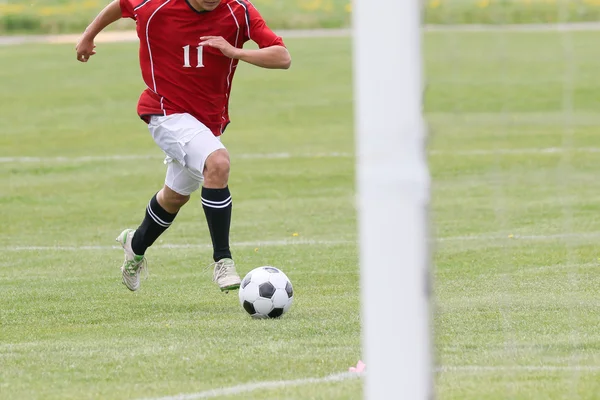 Partido de fútbol en Japón — Foto de Stock