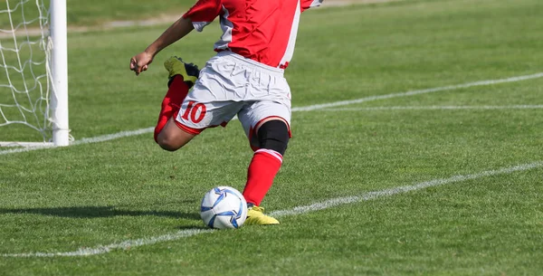 Partido de fútbol en Japón — Foto de Stock