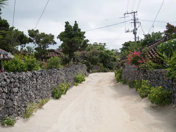 Straßen von Taketomijima in Okinawa — Stockfoto