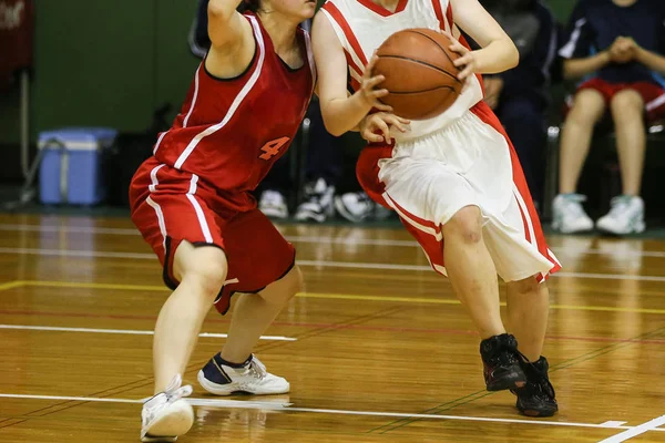 Jogo de basquete no japão — Fotografia de Stock